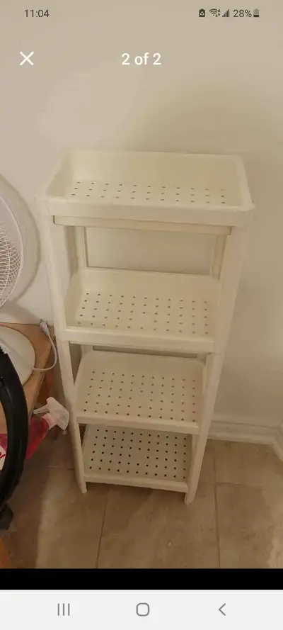 White shelf storage Shelf Unit, View more