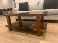 Custom built coffee Table - one of a kind