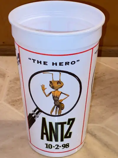 ANTZ 1998 Dreamworks Cartoon Movie Collectible Cup Rare, View more