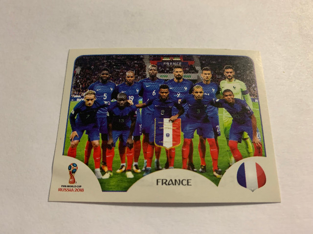 2018 Panini Fifa World Cup Russia Album Stickers FRANCE Team#193 dans Art et objets de collection  à Longueuil/Rive Sud