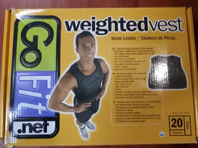 GoFit Gilet lesté pour entraînement de résistance réglable, View more