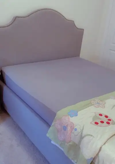Queen size bed with free mattress from Leon’s, View more