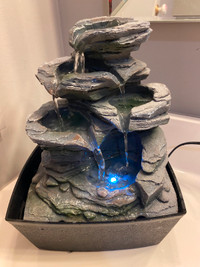 Mini Indoor Water Fountain with Light