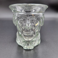 Vintage President Thomas Jefferson Avon Clear Glass Cup Patriot