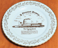 A Pleasant Memory - The Forest Queen 1848-1867 Plate 22K Gold