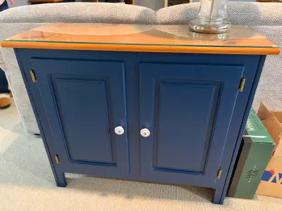 Posting for friends who are moving…. 4 beautiful pieces of matching custom made furniture for sale!...