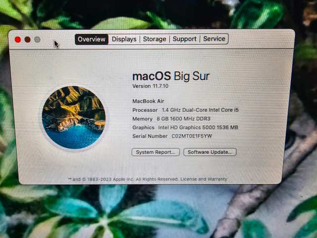 11" MacBookAir (2014), works but has been worked hard in Laptops in Kingston