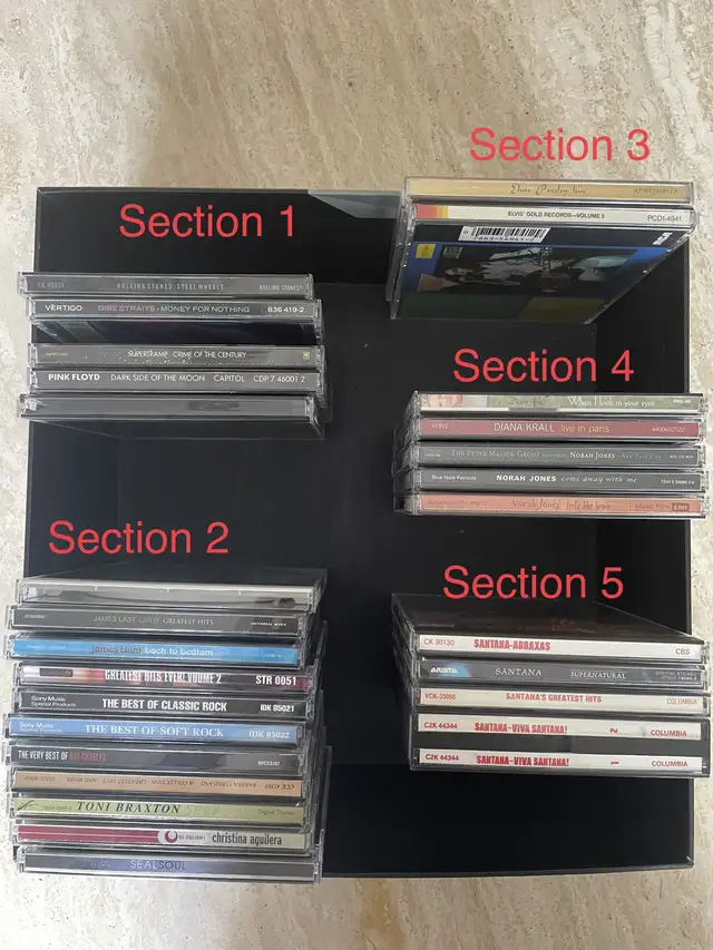 Assortiment de CDs / Assortment of CDs