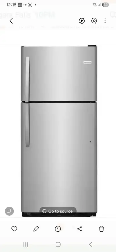 2020 Frigidaire Fridge, View more