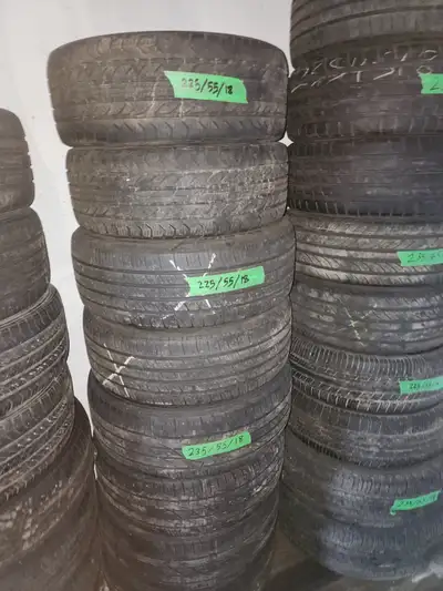 Good quality used Tires for sale! Most sizes are available! Message me the size you are looking for...