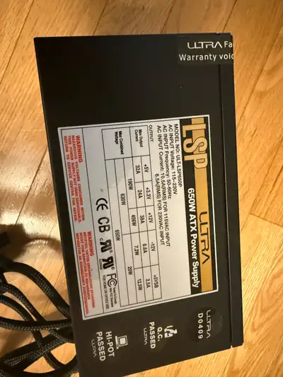 Ultra LSP 650W PSU, View more