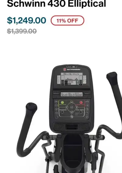 Schwinn elliptical, View more