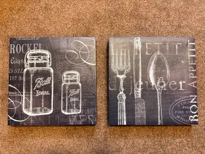 Kitchen canvas art, View more