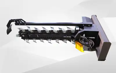 Trancheuse compacte hydraulique 48po Skid steer-NEUF, View more