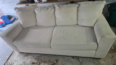 Sofa - Off White, plush seating 84", View more
