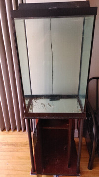 48.3 gallon tall  Setup Stand Aquarium Fish Tank For Sale