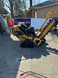 Vermeer RTX 150 walk behind trencher 