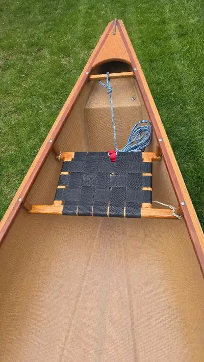 Bluewater Prospector 16 kevlar canoe made by Rockwood Outfitters in Guelph. Well taken care of and s...