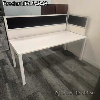 Axis Straightline Straight Desk w/ Front & Side Panel, View more