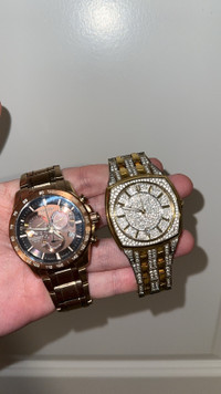 2 watches and 2 pairs of shoes sold as is