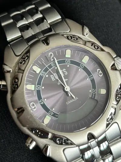 Genuine ROOTS R174 Trans Canada Stainless Steel Watch, View more