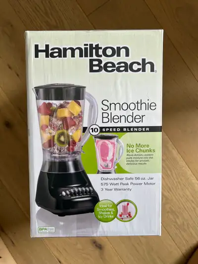 Brand New Hamilton Beach Smoothie Blender, View more