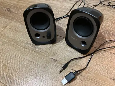 Edifier USB Computer Laptop 3.5mm Jack 2x2W Audio Speakers R12U, View more