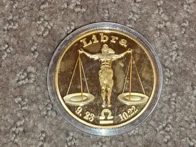 NOTE: This is NOT a gold coin. It is made from a metal material that is not a precious metal. This i...