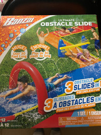 BANZAI WATER OBSTACLE SLIDE - NEW 
