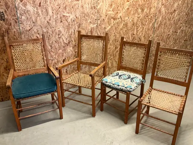 8 Babiche Chairs