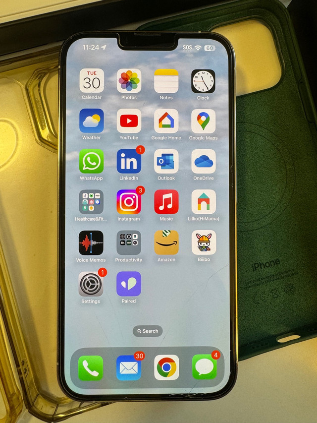 Iphone 13 Pro Max 256GB White Unlocked Like New in Cell Phones in Markham / York Region - Image 2