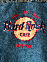 Vintage Hard Rock Cafe Denver Denim Jacket.