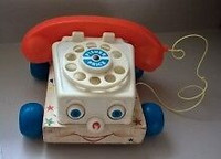 Vintage 1961 Fisher Price Chatter Phones