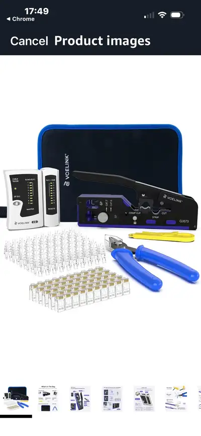 VCELink RJ45,RJ11 crimping too kit,crimper, View more