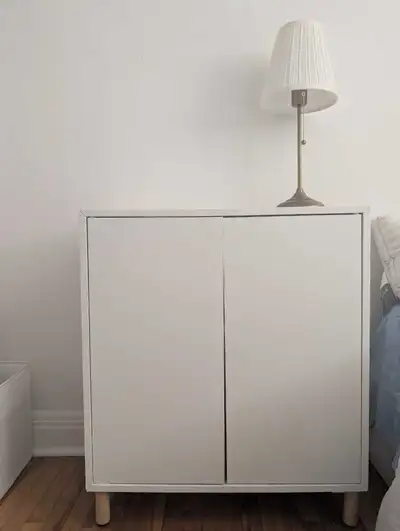 Side table + lamp, View more