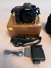 Nikon D7500 with 2 Sigma and 2 Nikon Lenses