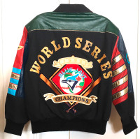 Vintage Toronto Blue Jays 1992 World Series Leather Jacket