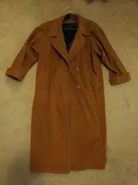 Vintage brown wool coat, jacket