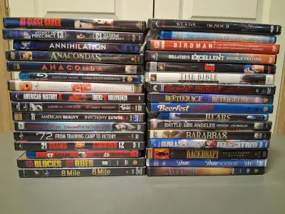 DVD / BLU-RAY COLLECTION Like New $5 Each SOLD: - At Close Range - The Black Stallion
