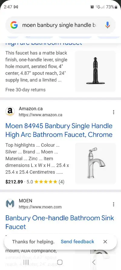 Two sets, brand new, never used. Still in box Banbury model #84945. On Amazon and at Home Depot, for...