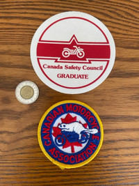 Vintage Canadian Motorcycle Association Patch