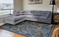 Modern Grey Sectional w/ FREE Delivery 