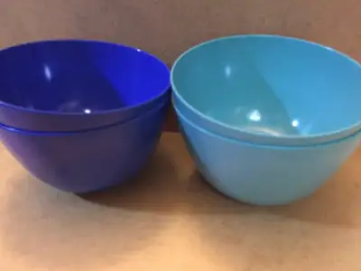 Plastic bowls set of 2, View more