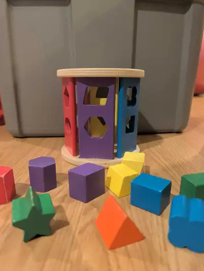 Melissa and Doug shape sorter, View more