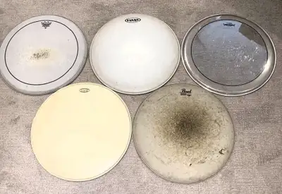 16" Used Drum Heads, Remo, Evans, etc., View more