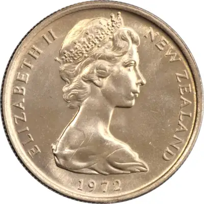 1971 New Zeland 5 Cents