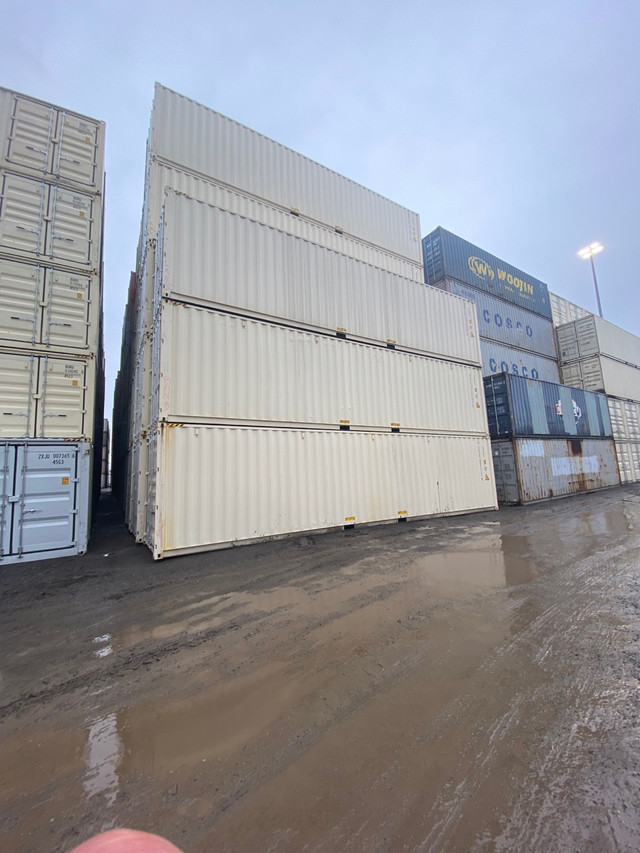 New 1 tripper beige 40ft hc shipping container in Other Business & Industrial in Oshawa / Durham Region