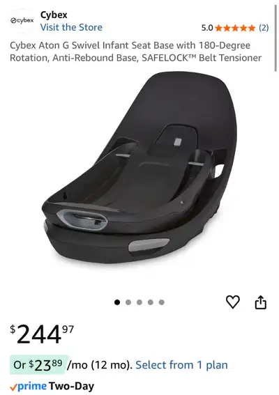 Cybex Aton G Swivel Infant Seat Base, View more