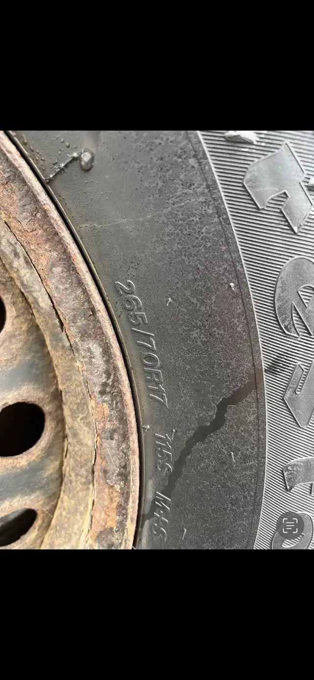 265/70/17 Firestone winter force on Chev/gmc half ton wheels.  in Tires & Rims in St. John's - Image 4
