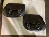 Harley Davidson Softail Leather Saddlebags OEM Original